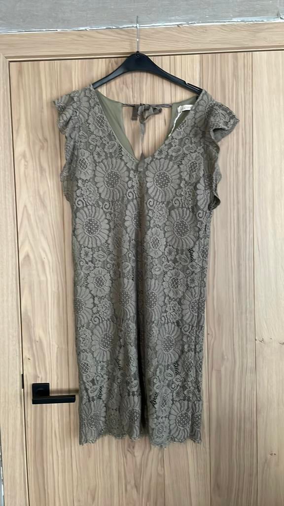 Vie ta vie kanten kleed groen taille 3, Kleding | Dames, Ophalen of Verzenden, Zo goed als nieuw, Groen
