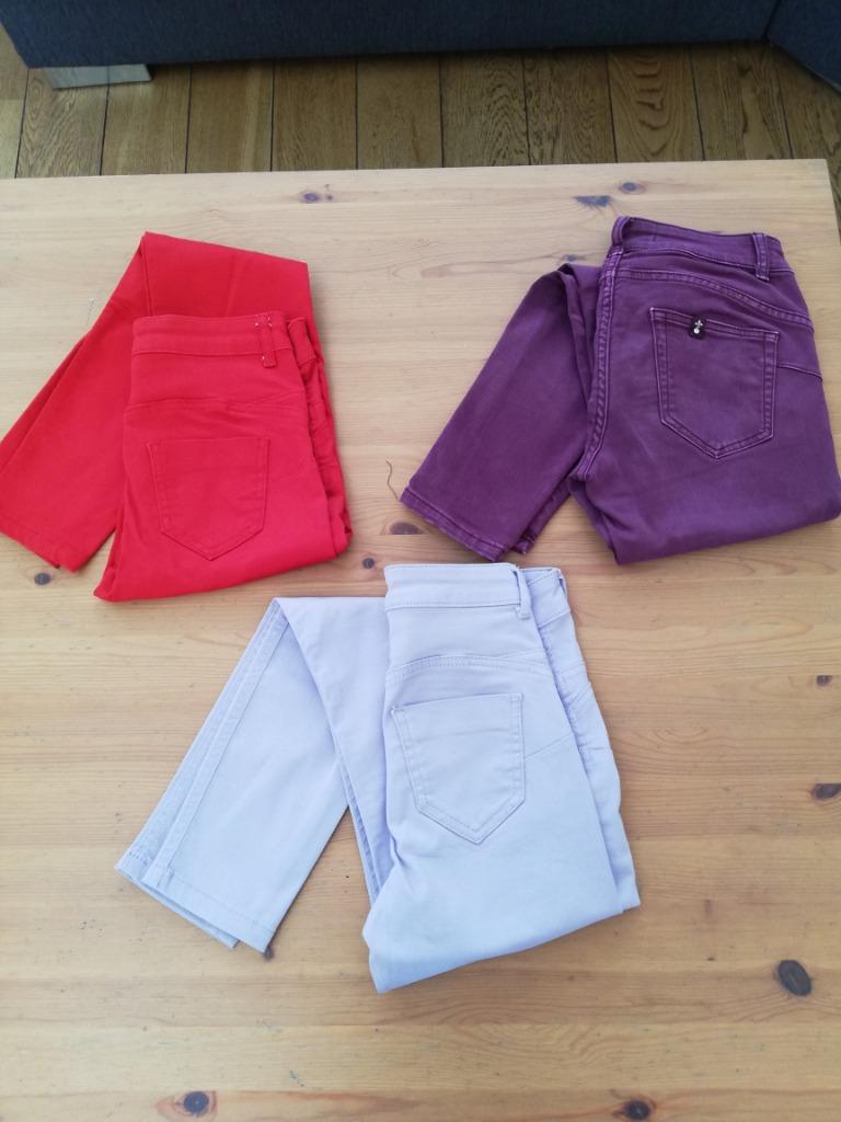 Pantalons slim xs et s, Ophalen, Gedragen, Maat 36 (S), Overige kleuren