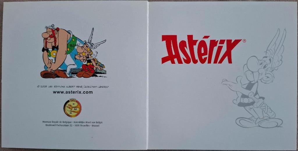 Médaille Astérix en Argent Monnaie Royale de Belgique (2005), Enlèvement ou Envoi, Comme neuf