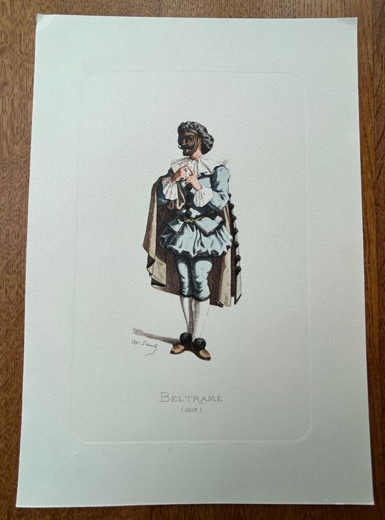 Kunstdruk Maurice Sand, Beltrame 1613, Ophalen of Verzenden