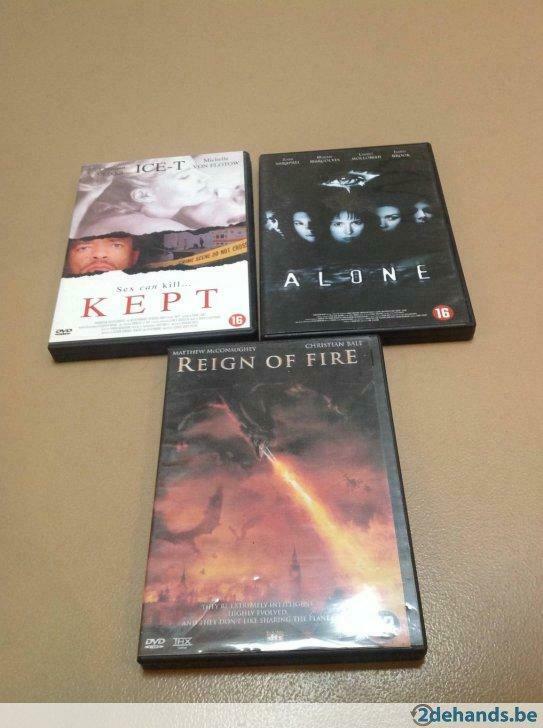 Setje DVD's : Kept, Alone en Reign of Fire, Ophalen of Verzenden