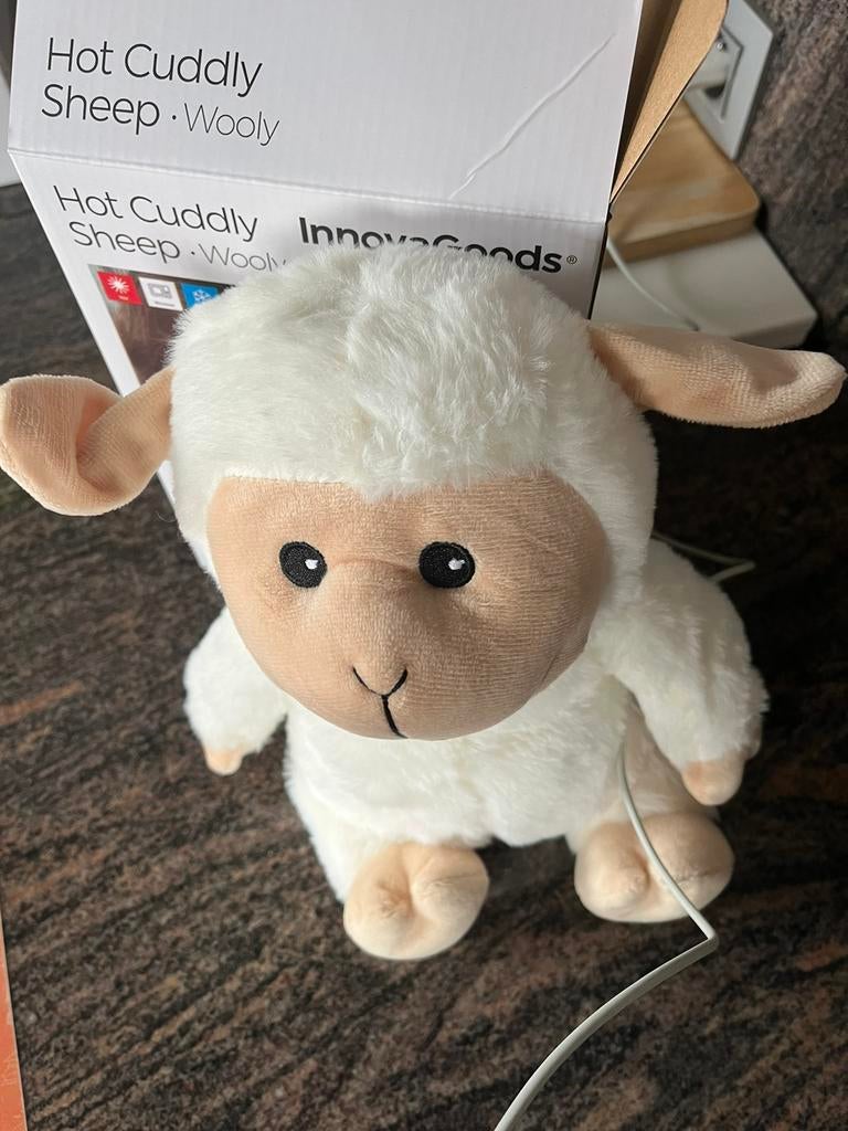 Verwarm en koelbaar knuffelschaap Nieuw, Ophalen of Verzenden, Nieuw