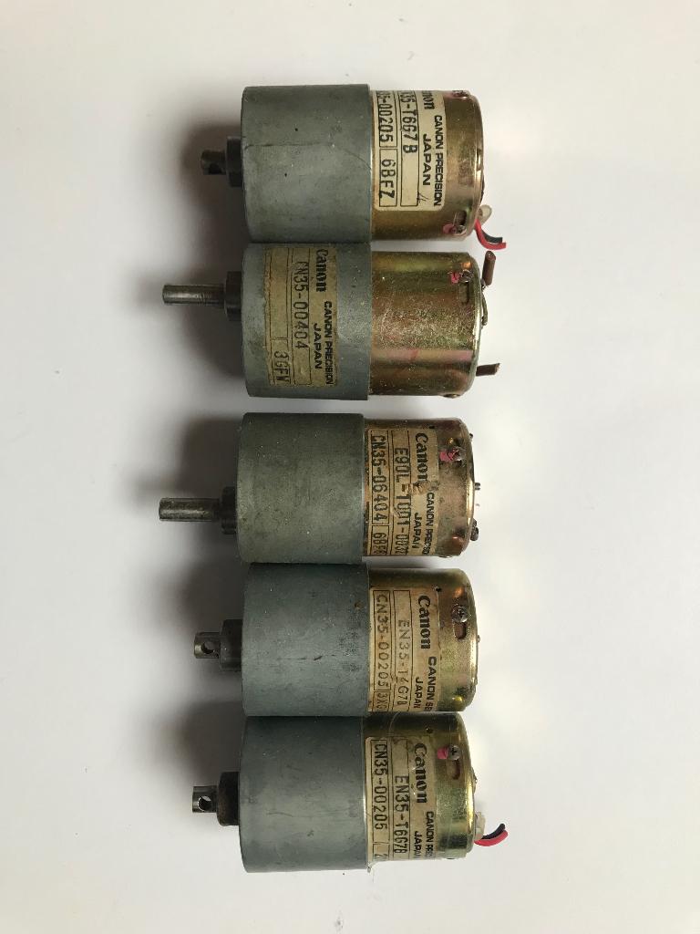5 moteurs électriques Canon 6 à 24 VDC, Enlèvement ou Envoi, Autres types