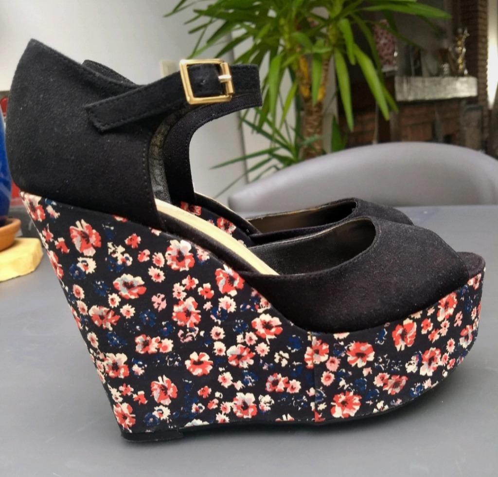 Sandales femme, New Look, Comme neuf, Enlèvement, Noir