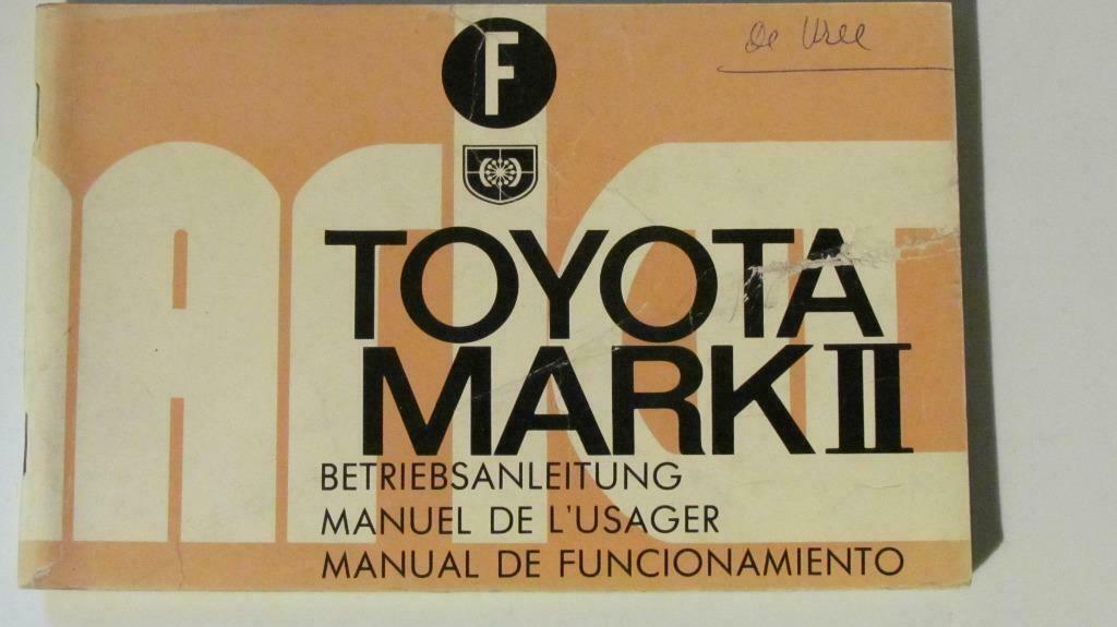 TOYOTA Celica - Corolla - Carina - Mark II - Crown: manuels, Enlèvement ou Envoi