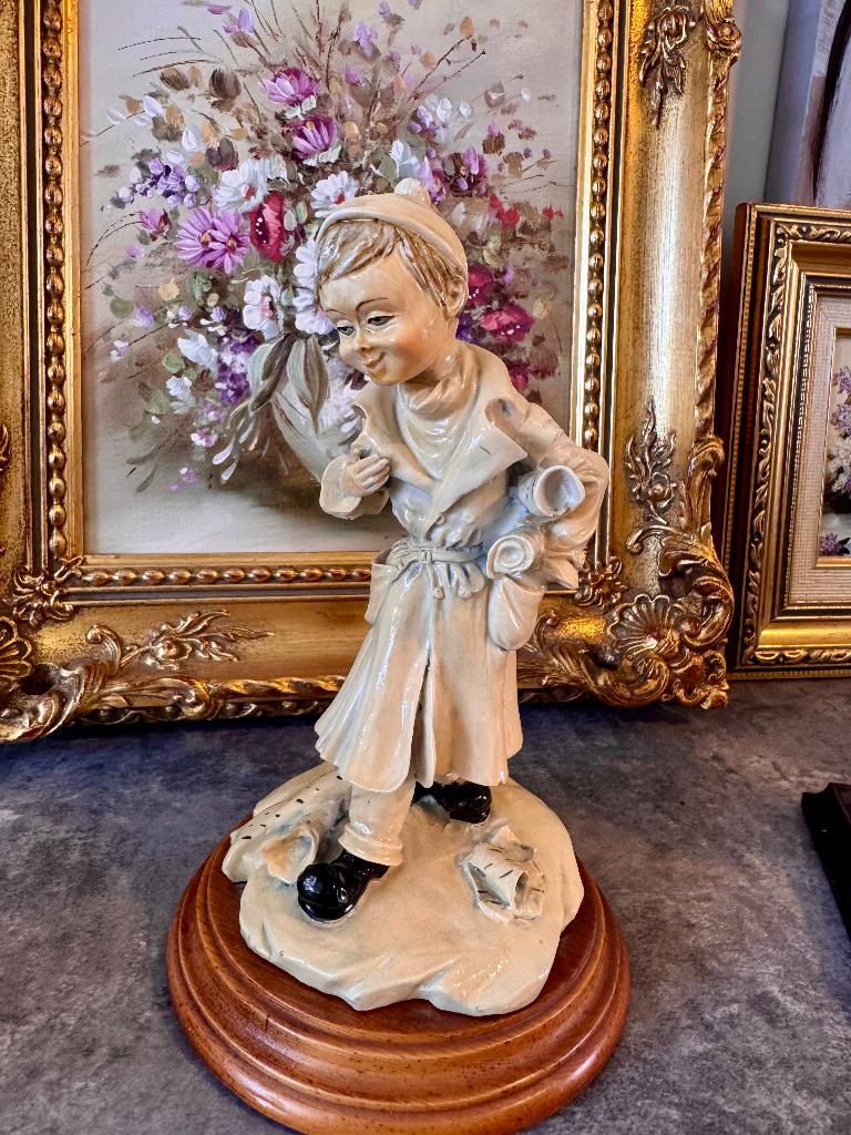 Vintage Capodimonte Beeldje, Enlèvement