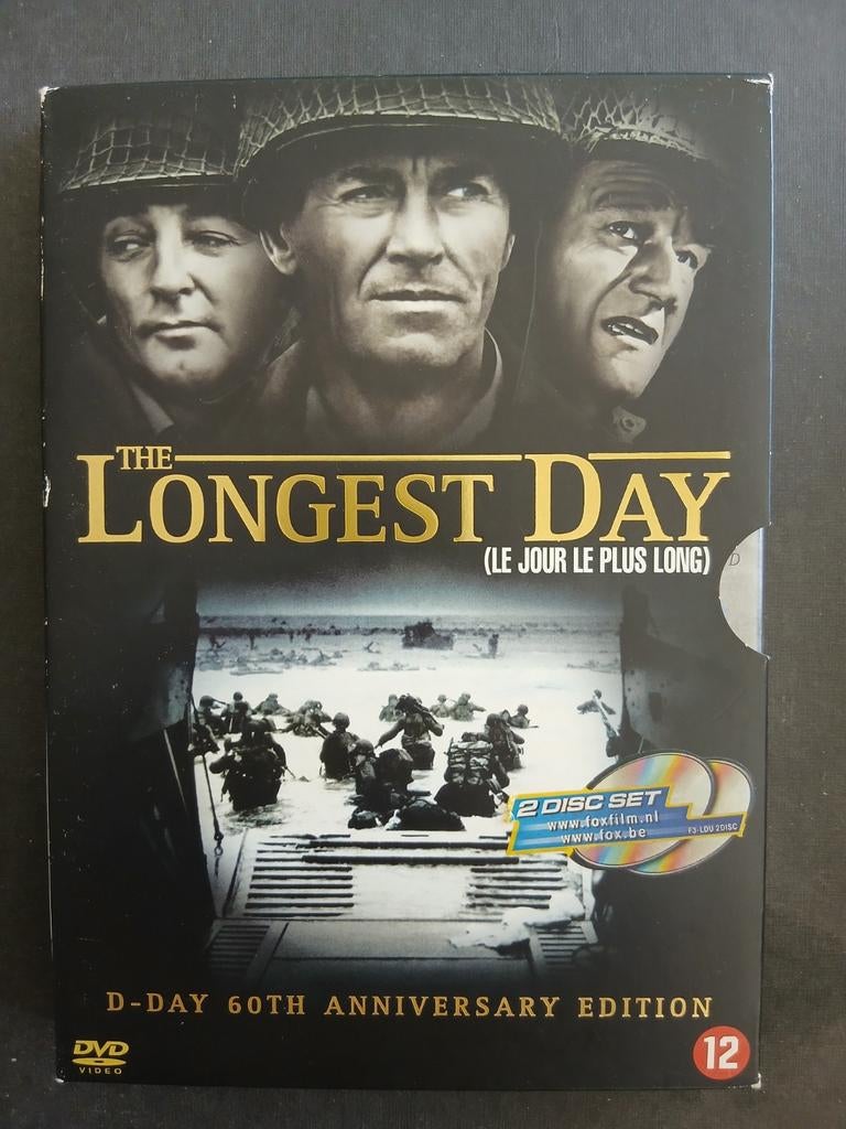 The longest day (1962) John Wayne, Robert Mitchum, Vanaf 12 jaar, Ophalen of Verzenden, 1960 tot 1980, Zo goed als nieuw
