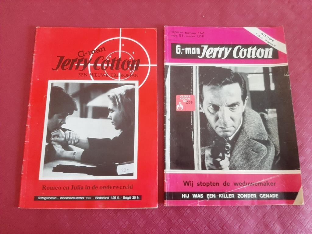 Vintage pocketboeken – Jerry Cotton & John Sinclair 60'/70's, Ophalen of Verzenden
