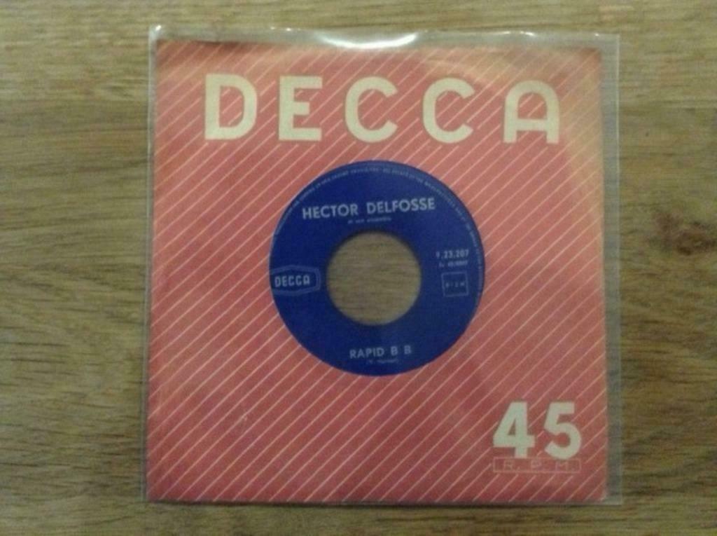 single hector delfosse, Cd's en Dvd's, Vinyl Singles, Single, Overige genres, 7 inch, Ophalen of Verzenden