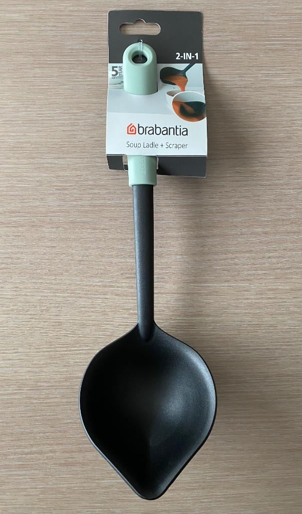 Brabantia soeplepel en schraper - NIEUW, Verzenden, Nieuw, Vaatwasserbestendig