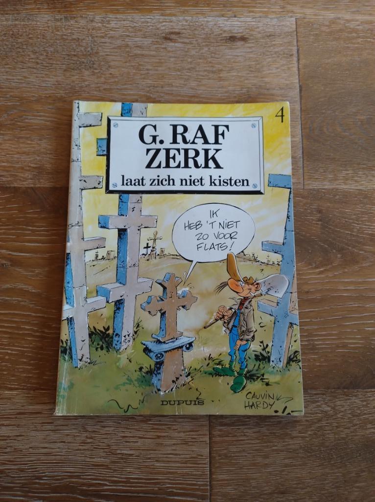 Strip G. Raf Zerk laat zich niet kisten, Boeken, Ophalen of Verzenden, Gelezen