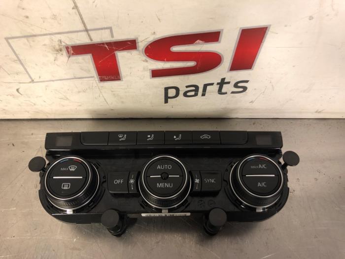 Climatronic Paneel van een Volkswagen Golf, Gebruikt, -, Volkswagen, -