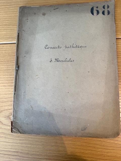 MOSCHELES – Concerto pathétique (nr. 7, c-mineur, op. 93), Gebruikt, Klassiek, Ophalen of Verzenden, Artiest of Componist