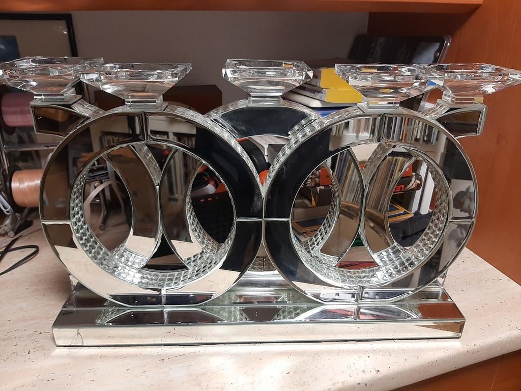 CHANEL,vintage grand présentoir à parfums miroir et mosaique, Enlèvement ou Envoi