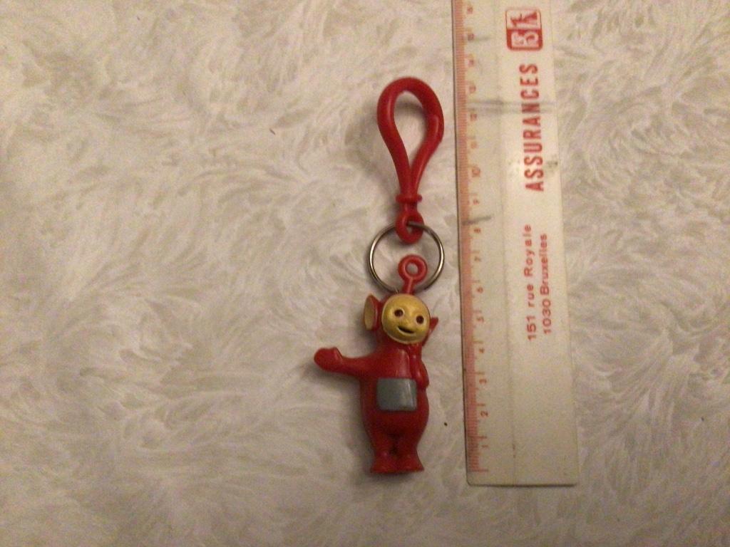 Teletubies rode sleutelhanger Ragdoll 1996, Ophalen of Verzenden, Gebruikt