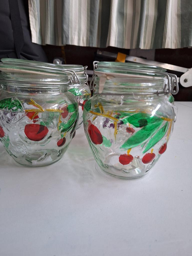 Decoratieve inmaakbokalen (5 stuks) - nieuw-, Ophalen, Nieuw, Glas, Overige typen