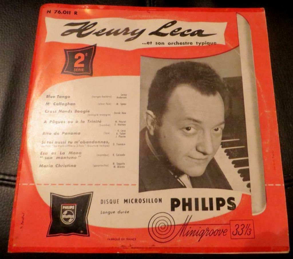 10 " VINYL -  Henry Leca et son orchestre, Cd's en Dvd's, Vinyl | Verzamelalbums, Verzenden, 10 inch, Jazz en Blues