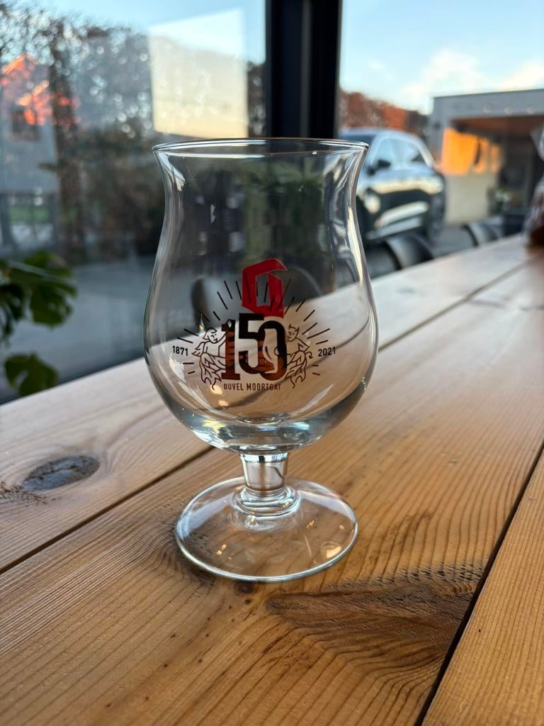 Duvelglas 150 jaar Duvel, Ophalen of Verzenden, Zo goed als nieuw, Duvel