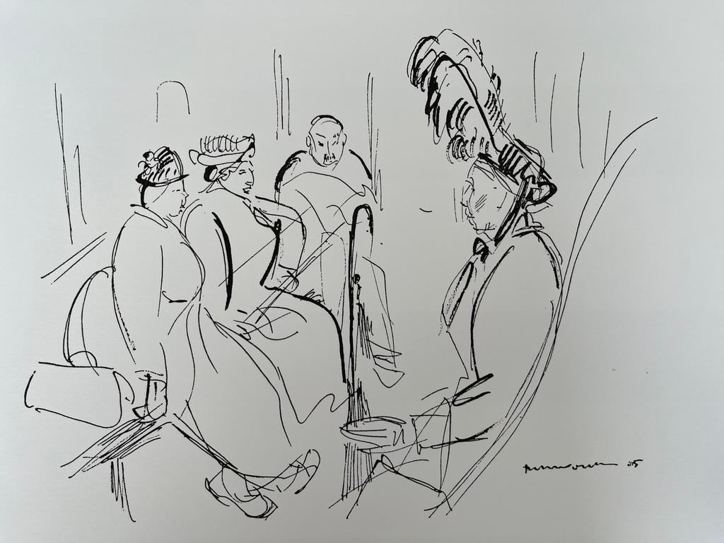 Rik Wouters, « Dans le train », Enlèvement