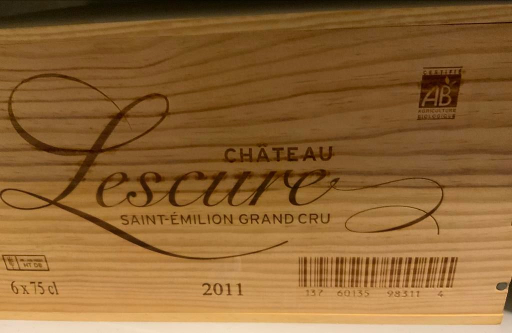 Koffer met 6 flessen St Emilion 2011, Verzamelen, Ophalen of Verzenden, Nieuw