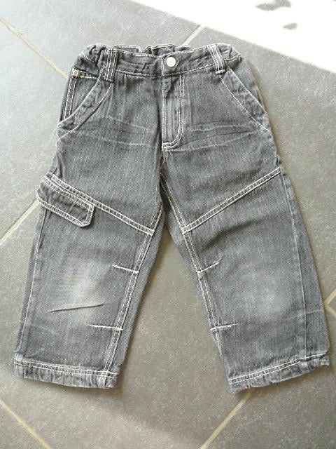 zwarte jeansbermuda met verstelbare band, Enfants & Bébés, Vêtements enfant | Taille 122, Enlèvement ou Envoi, Utilisé, Garçon