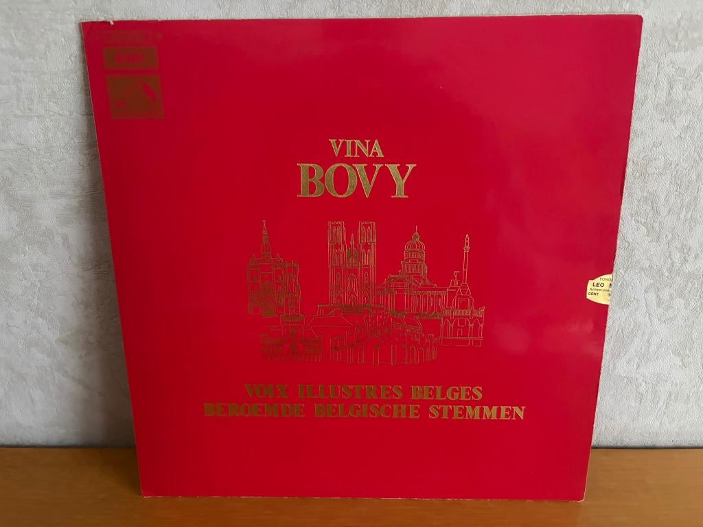 LP Vina Bovy – Beroemde Belgische Stemmen, Enlèvement, Utilisé, 12 pouces, Opéra ou Opérette