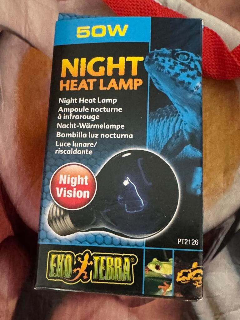 Nacht lamp geko, Dieren en Toebehoren, Ophalen, Zo goed als nieuw