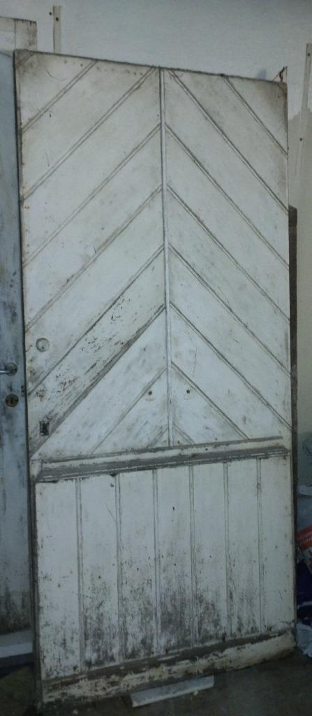 Ancienne porte en bois massif, Ophalen