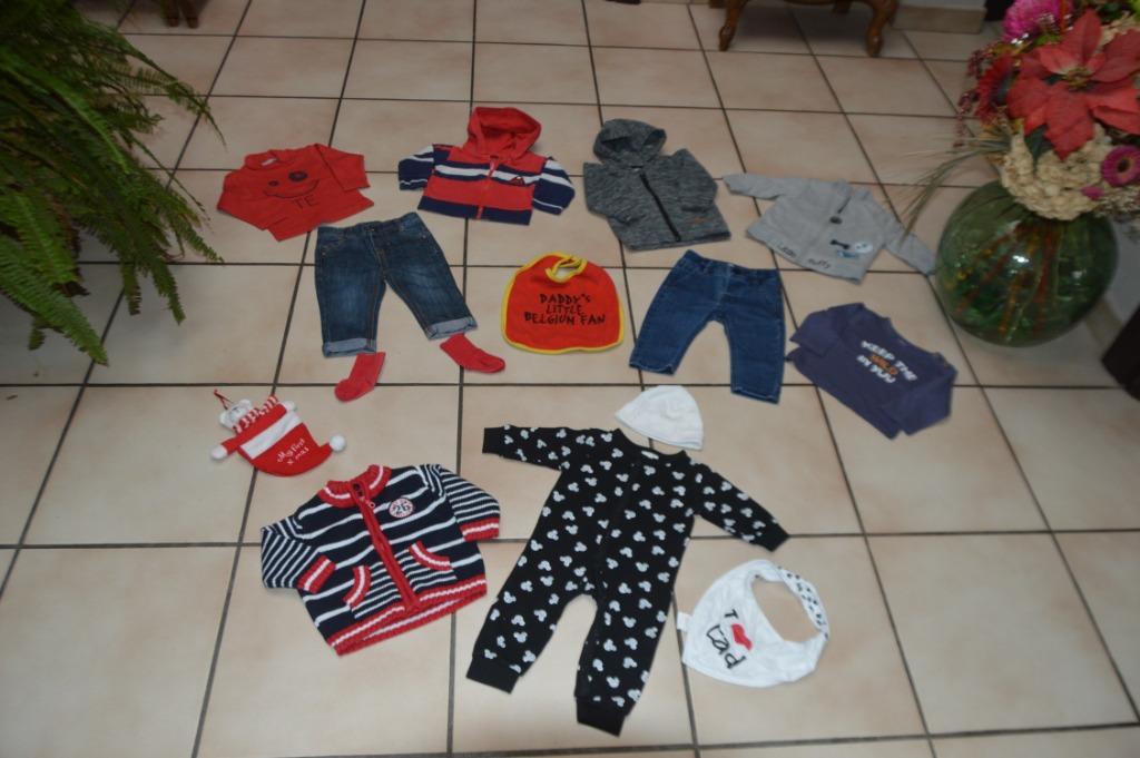 Bébé garçon lot de vêtements T68 : gilet, pyjama,.. Très Bon, Garçon, Enlèvement ou Envoi, Utilisé, Ensemble