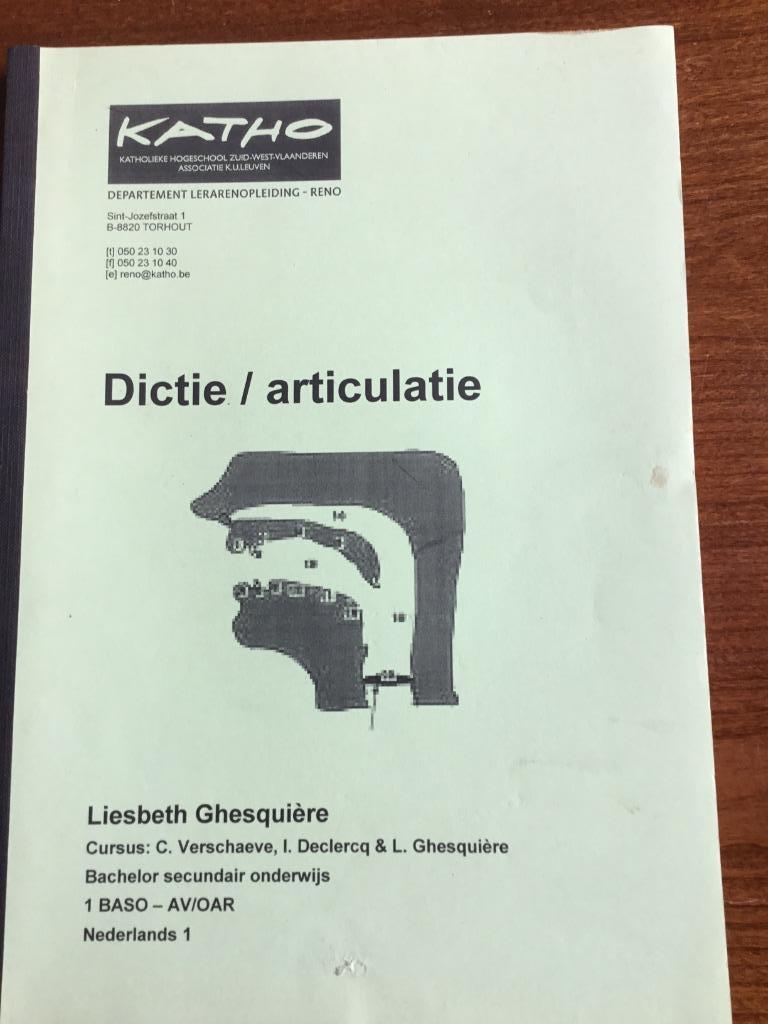 Dictie - Articulatie, Boeken, Ophalen of Verzenden
