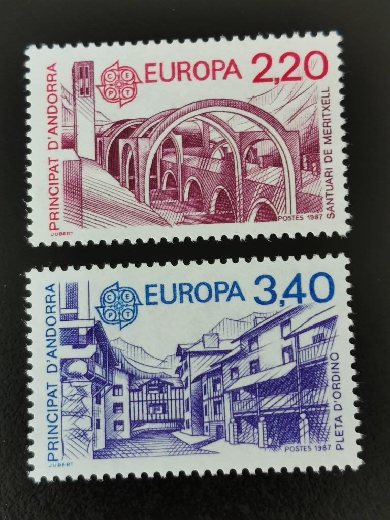 Andorre française 1987 - Europa CEPT - architecture moderne, Enlèvement ou Envoi, Non oblitéré