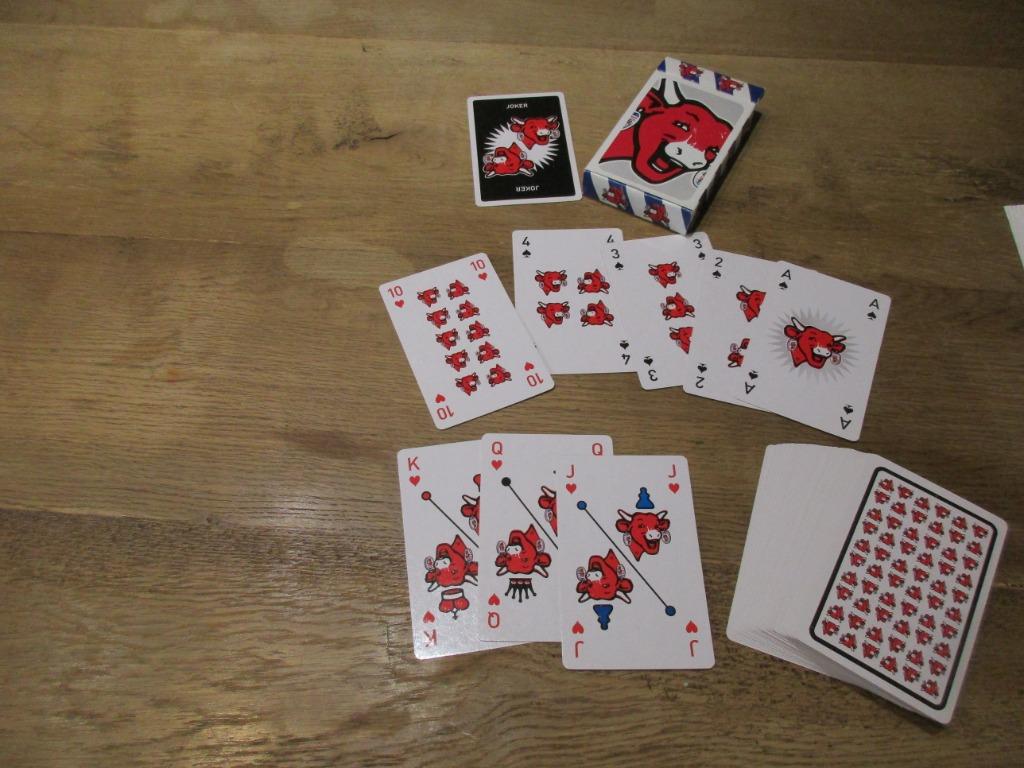 SPEELKAARTEN KAARTSPEL LA VACHE QUI RIT+JOKER - ZIE FOTO'S, Enlèvement ou Envoi, Neuf, Carte(s) à jouer