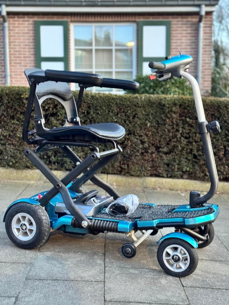 Voiturette électrique pliable Skyline Brio Scootmobiel lège, Enlèvement ou Envoi, Pliant, Comme neuf, Fauteuil roulant électrique