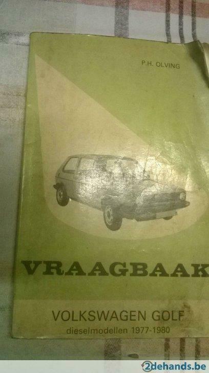 vraagbaak vw golf diesel 1980, Ophalen of Verzenden