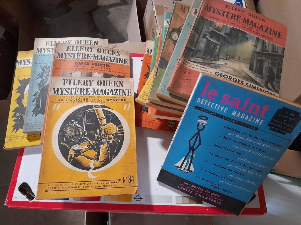 17 Mystère magazine -Ellery Queen de 1949 à  1955, Enlèvement ou Envoi