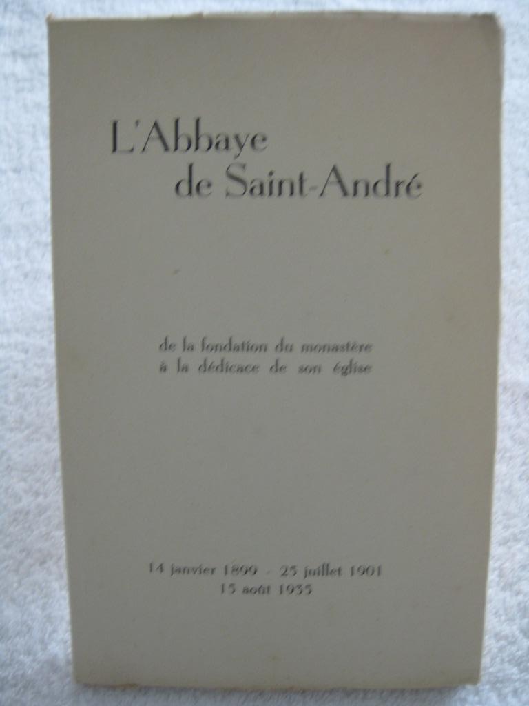 Bruges Zevenkerken - abbaye de Saint-André - 1935, Livres, Enlèvement ou Envoi, Utilisé