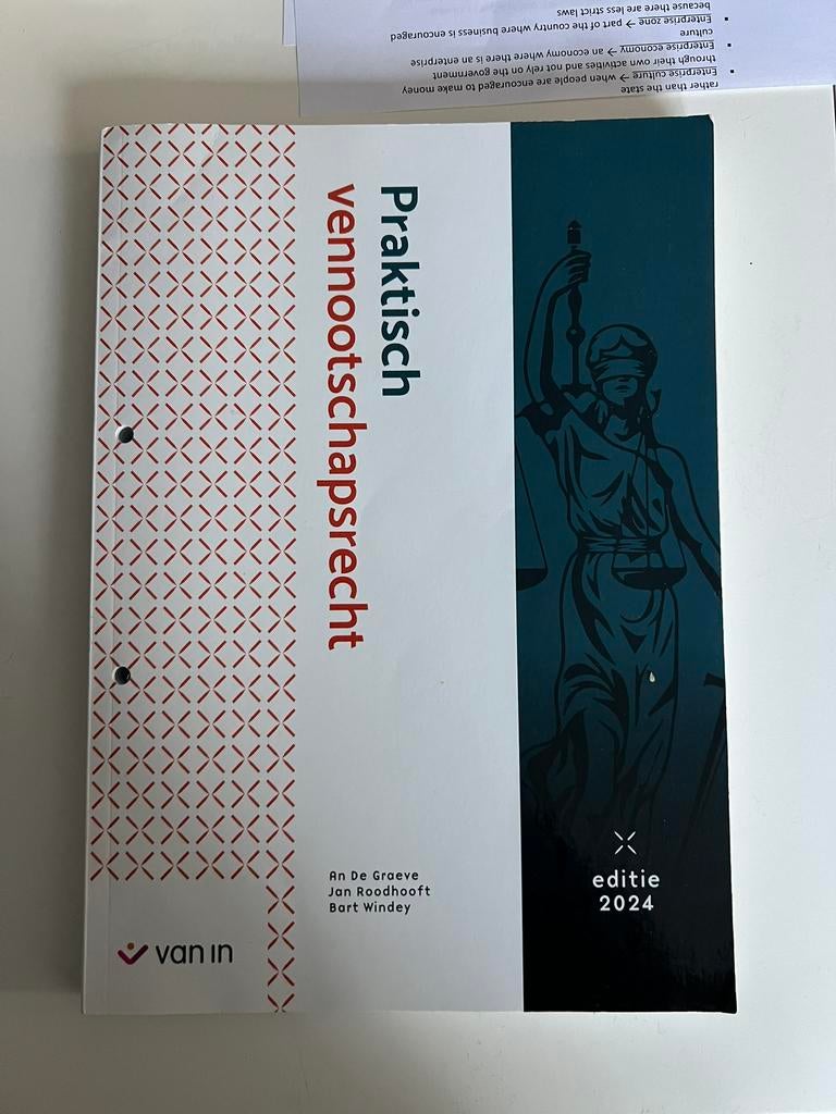 Vennootschapsrecht, Boeken, Ophalen of Verzenden, Zo goed als nieuw