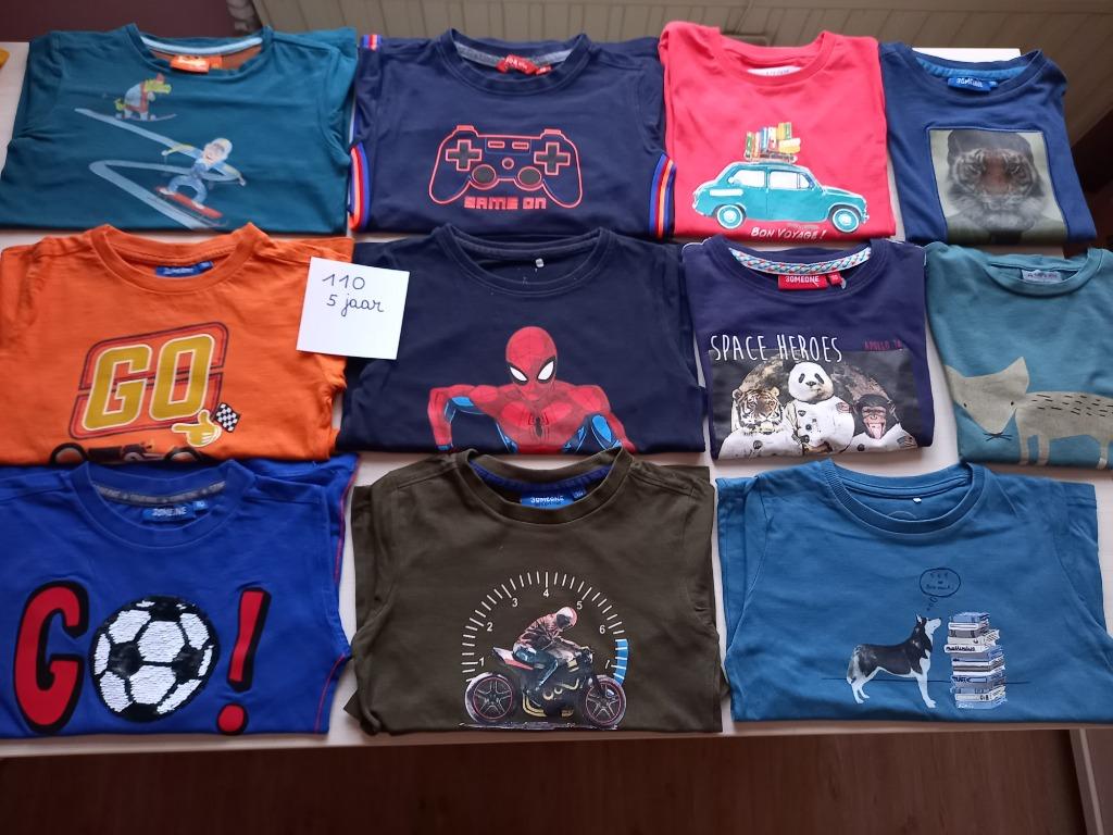 Nieuwstaat, pakket jongenskledij longsleeves , maat 110, Kinderen en Baby's, Kinderkleding | Maat 110, Ophalen of Verzenden, Zo goed als nieuw