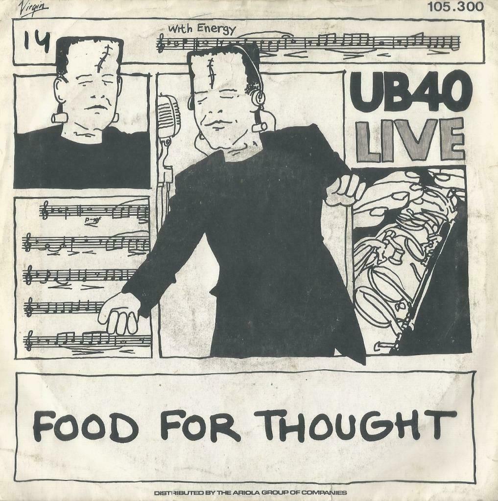 UB 40 – Food for thought / The piper calls the tune -Single, Enlèvement ou Envoi, Utilisé, Pop