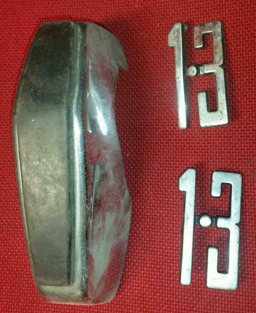 Ford Escort MK1 MK2 logo & bumperdeel oldtimer, Auto-onderdelen, Ophalen of Verzenden, Gebruikt, Ford