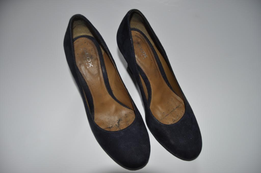 schoenen - blauwe pumps, Geox, Pumps, Blauw, Ophalen of Verzenden