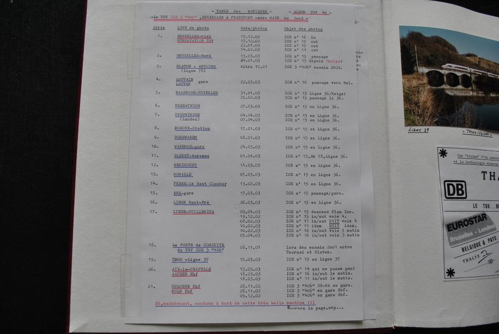 Gros Album photos originales THALYS TGV 46 RARE UNIQUE Train, Enlèvement ou Envoi, Utilisé, Train, Autres types