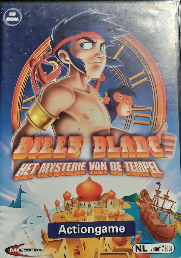 PC CD-Rom Billy Blade Het Mysterie Van De Tempel, Ophalen of Verzenden, Gebruikt