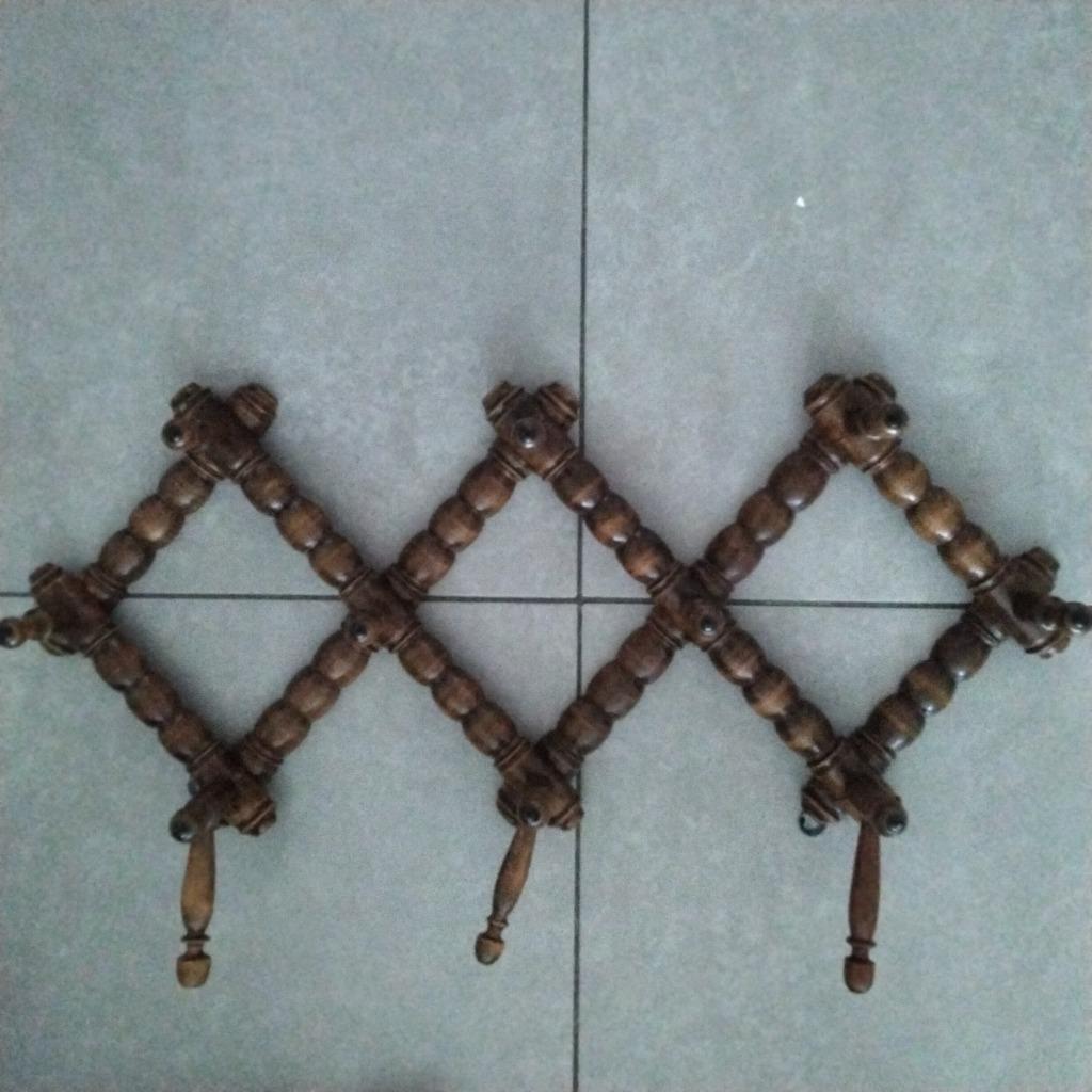 Houten retro kapstok, Ophalen of Verzenden, Gebruikt