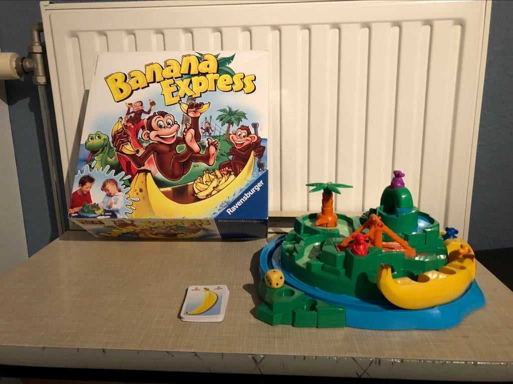 Gezelschapsspel banana express, Hobby en Vrije tijd, Ophalen of Verzenden, Zo goed als nieuw