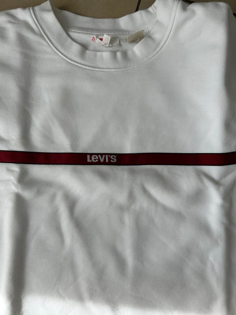 Witte sweater Levis maat M, Maat 38/40 (M), Wit, Ophalen of Verzenden, Zo goed als nieuw