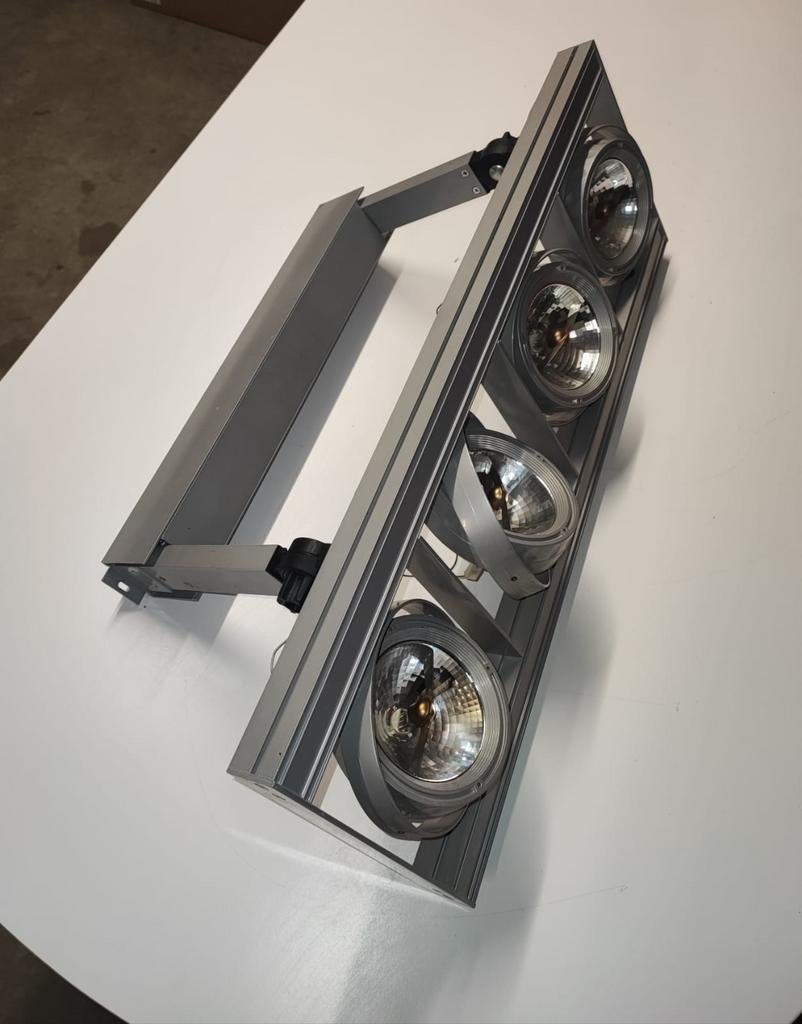 Halogeen spot armatuur voor plafond, Ophalen, Halogeen, Gebruikt, Metaal of Aluminium