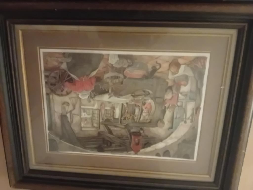 Schilderij Anton Pieck, Ophalen