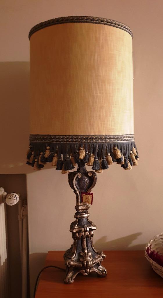 Lampadaire en Bois Polychromie fait main, Enlèvement