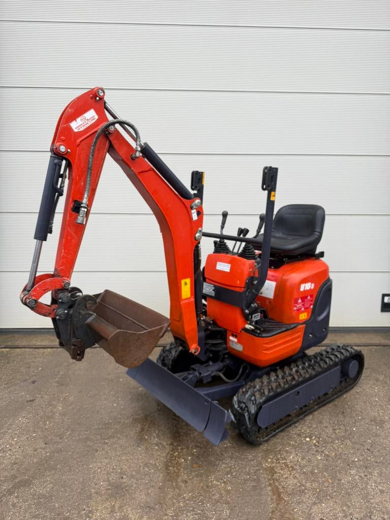 Minigraver Kubota U10, Ophalen, Graafmachine